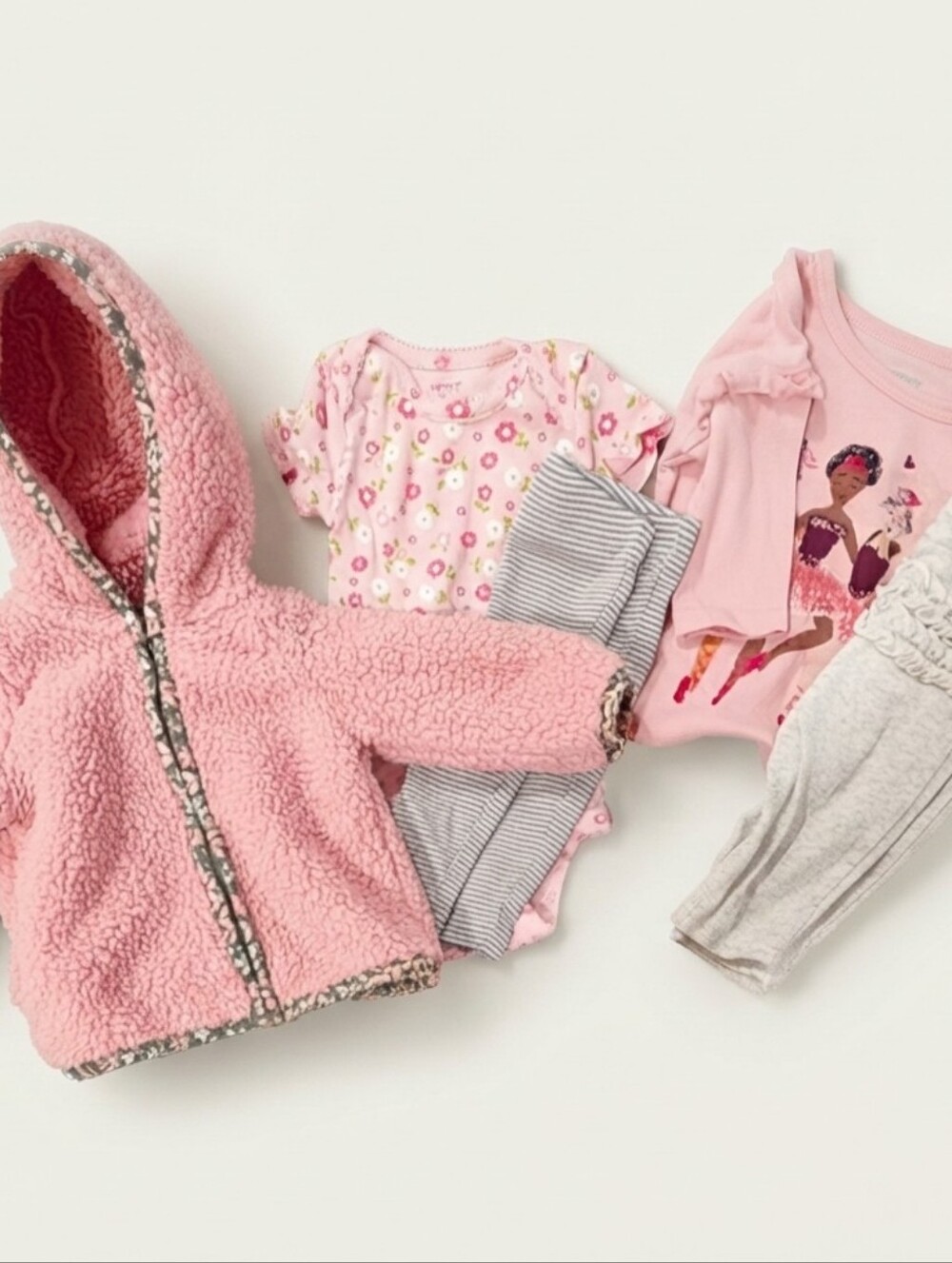 Carter's 3M Adorable Pink Baby Clothing Set